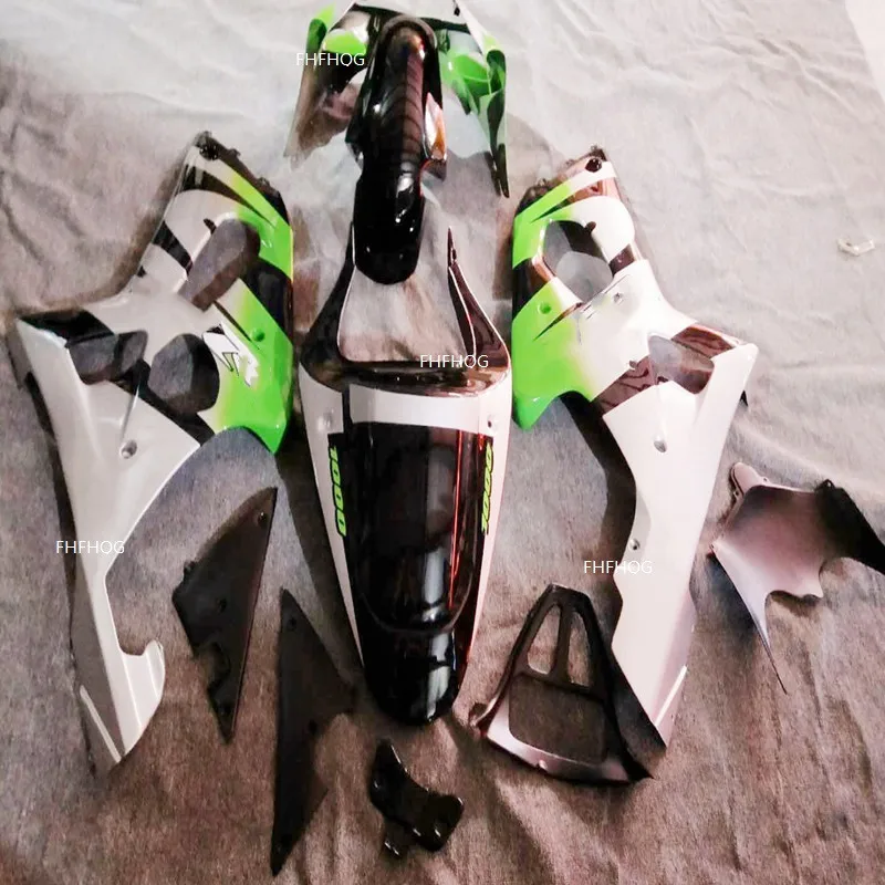 

Green Fairing ABS kit for SUZUKI GSXR1000 K2 00 01 02 white GSXR 1000 2000 2001 2002 Fairings Green/white