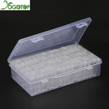 

YOGOTOP Daimond transparent plastic storage box, New diamond painting tool Diamond embroidery !jewelry Drill Storage Box Gift