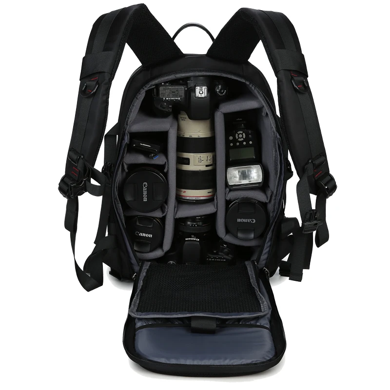 Высокое качество популярных прочный профессиональный Водонепроницаемый фотографии Камера Сумки отдыха и путешествий рюкзак с дождевик
