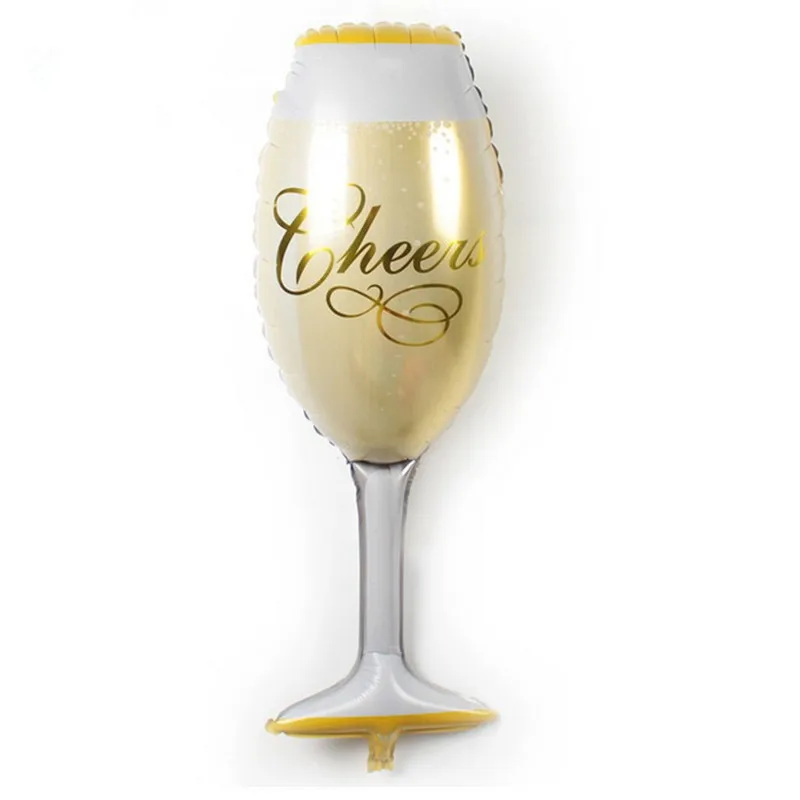Вино bottle36 дюймов Большой Кубок шампанского свадьбы юбилей вечерние надувной шар из алюминиевой фольги украшения подарок надувной воздушный шар - Цвет: 2