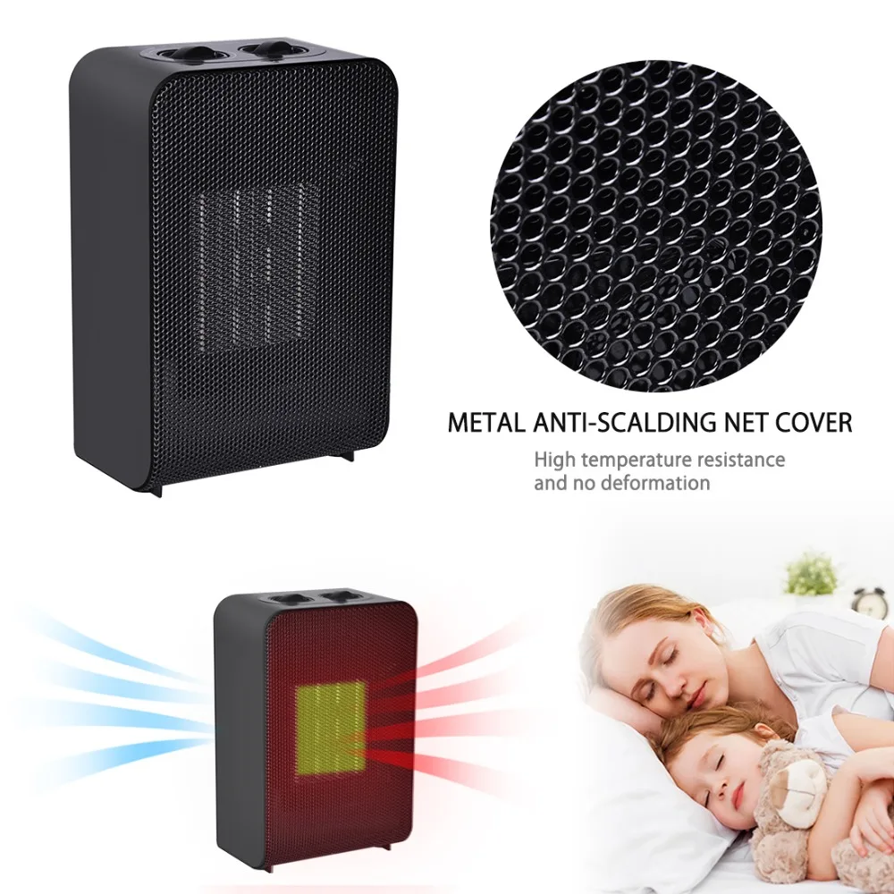 

1500W Electric Handy Heater for Heat/Normal Air Portable Mini Room Ceramic Heater Desktop Warmer for Home and Office in Winter