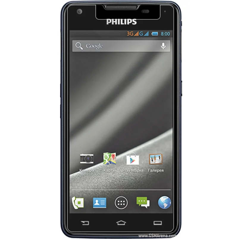 

NEW Ultra-thin New For Philips Xenium W6610 Tempered Glass Screen Protector Premium Front Clear Protective Film Cover case