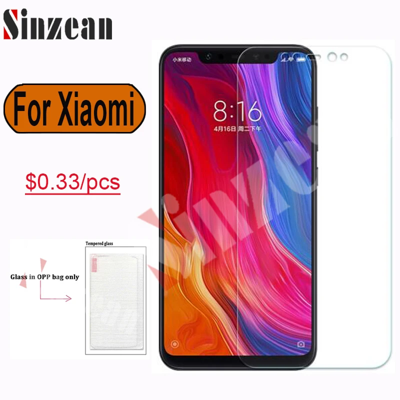

100pcs For Xiaomi 9T Pro/CC9/POCO F1/A1/A2 lite/mi8 SE/CC9E 2.5D tempered glass For Redmi K20 Pro/Note 7 Pro screen protector