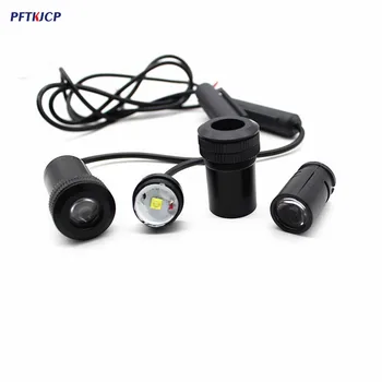 

PFTKJCP 2 x LED Car Door Logo Light Laser Welcome Ghost Shadow Projector Light for focus ST logo car led light