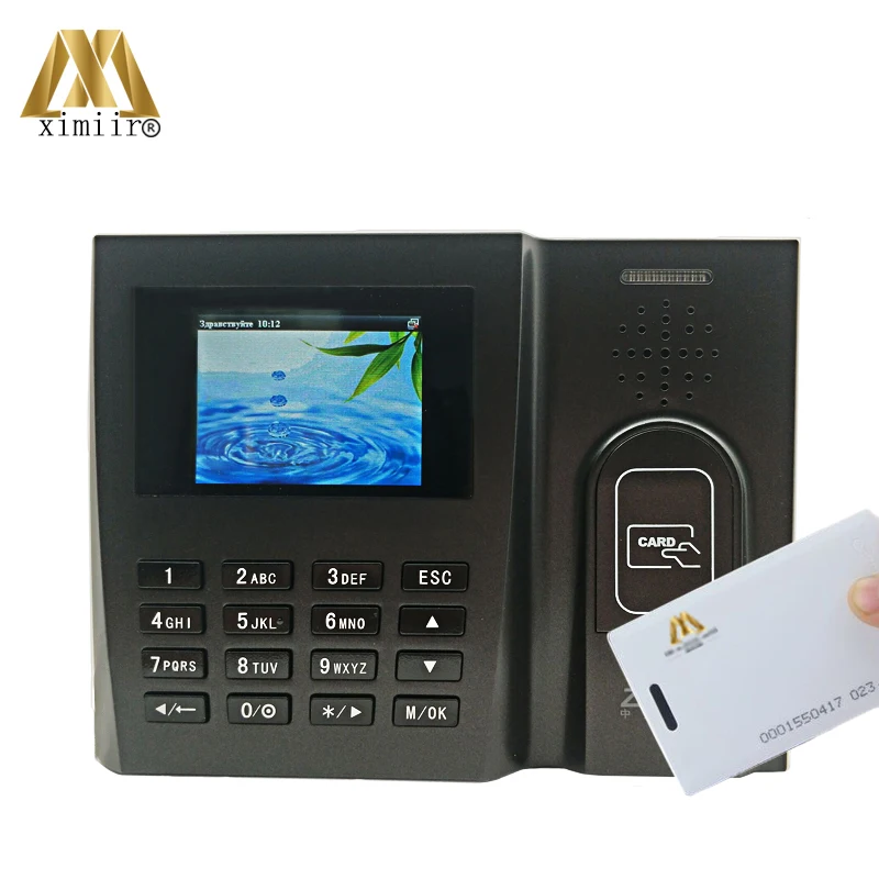 

Biometric MU260 proximity card time attendance 125KHZ ID card time recorder machine communication with TCP/IP USB RS232/485