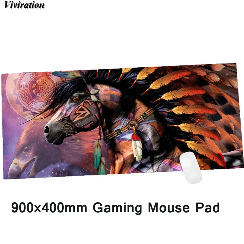 

Horse Printing 900x400mm Gaming Mouse Pad Viviration Fashion Top Selling Computer Desk Pad Mat For WOW Csgo/CF/Overwatch Gaming