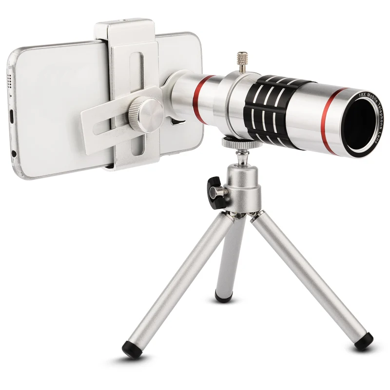 iMeaning 18x Optical Telescope Mobile Telephoto Lens with Tripod for