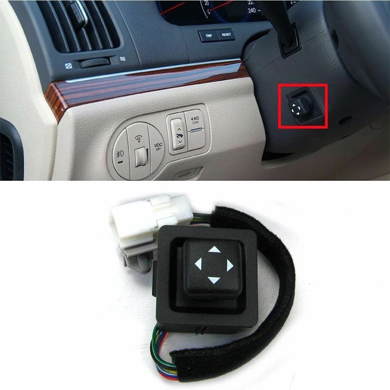 Hyundai Santa Fe Center Console Armrest Synthetic Leather Cover Gray For 07-12