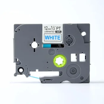 

5PCS blue on white 12mm compatible tze tapes TZe-233 TZ2-233 Brother laminated label tape