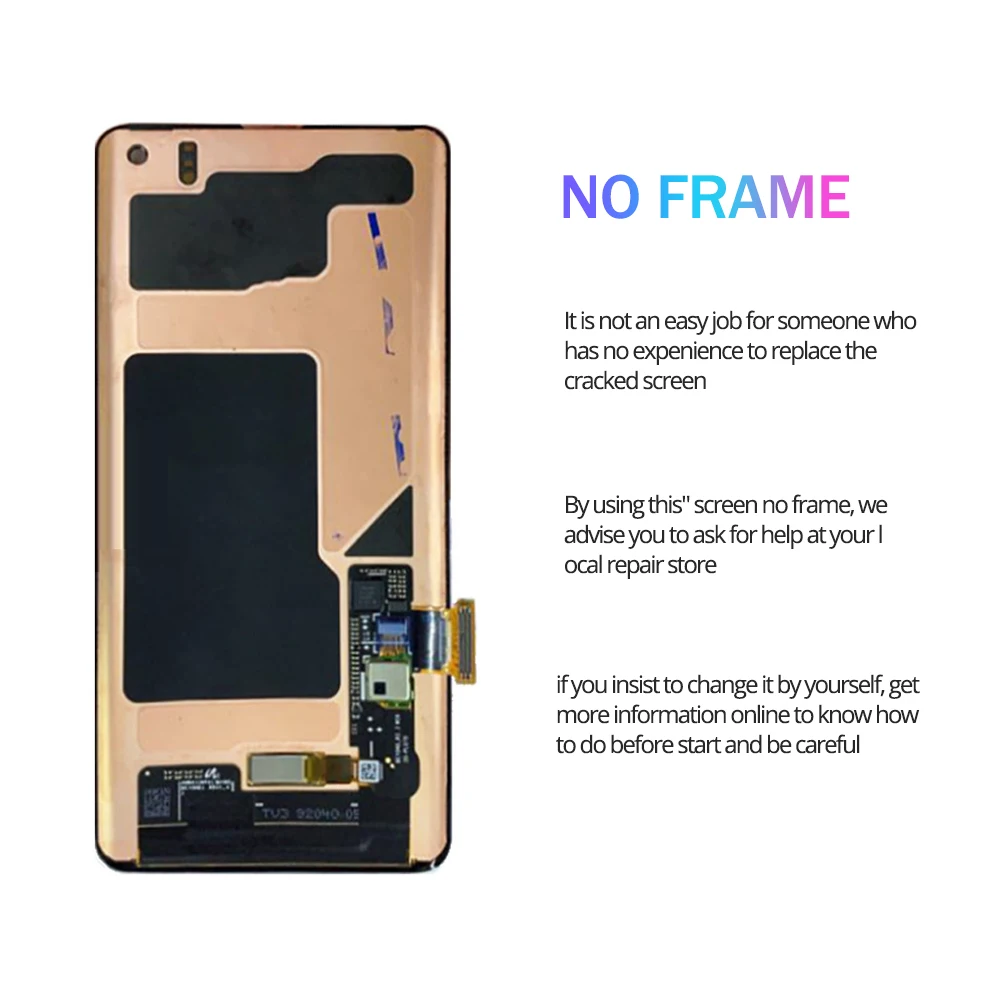 5,8 '' Для samsung Galaxy S10 SM-G9730 G973F G973U G973N ЖК-дисплей сенсорный экран дигитайзер в сборе для samsung S10 lcd
