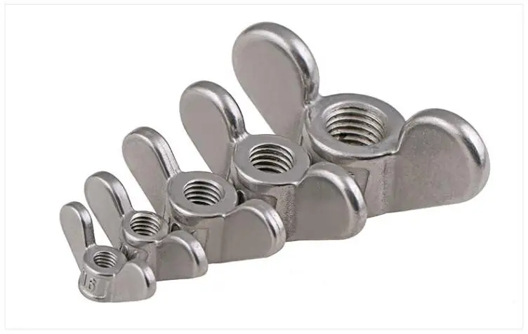 M3 M4 M5 M6 M8 M10 M12 M14 M16 M18 M20 WING NUTS A2 STAINLESS DIN315 BUTTERFLY * M3 M4 M5 M6 M8 M10 M12 M14 M16 M18 M20 WING NUTS A2 STAINLESS DIN315 BUTTERFLY *