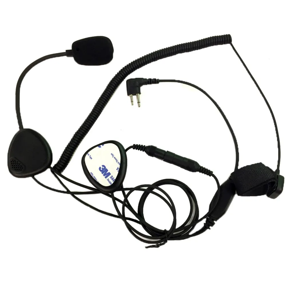 New Black Upgrade Finger PTT Helmet Headset MIC for Motorola Radio for GP883002000 PRO5150 CLS1110 (1)