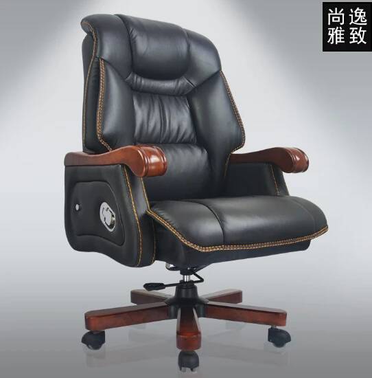 Компьютерное кресло boss может лежать подъемный модный бытовой высококачественный массажный стул для ремня кожаный офисный Большой Стул