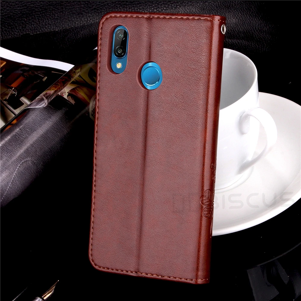 For Huawei P20 Lite P20Lite Nova 3E Cover ANE-AL00 ANE-LX1 ANE-L21 Case Retro PU Leather Flip Capa Wallet Silicone Coque Funda
