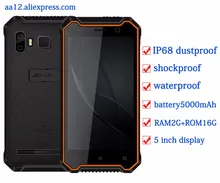 JEASUNG P8 Waterproof new mobile phone IP68 4G Shockproof Phone 2G RAM 16GB ROM Smartphone 5″ NFC Fingerprint PTT IP67 Phone