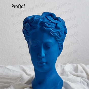 

Prodgf 1Pcs A Set blue color Goddess Creative Pot