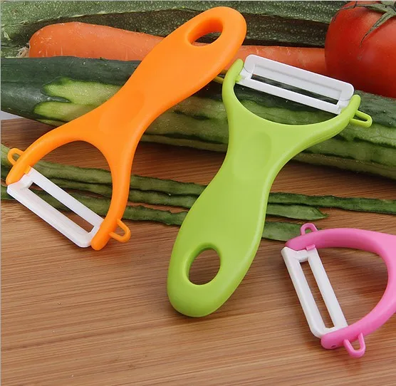 

1PC Kitchen Vegetable Carrot Peeler Parer Gadget Fruit turnip Slicer Cutter Shredder Fruit Vegetable Ceramic Peeler KX 208