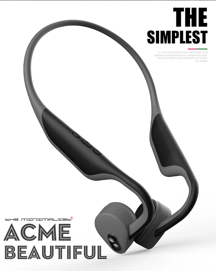 

Bluetooth Bone Conduction Headsets Wireless Sports Earphones Handsfree Headsets Waterproof IP5/6 Free Shipping version 5.0