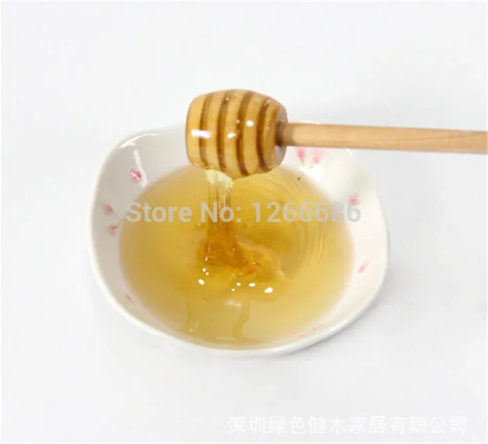 

1000pcs/lot Long Handle Stirrer For Honey Portable Stirring Rod, Wooden Muddler Honey Stick