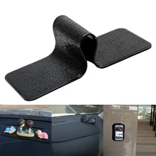 Липкий Коврик для приборной панели автомобиля, гелевый волшебный нескользящий коврик, держатель для ключей, очков, монет, длинный Противоскользящий коврик для мобильного телефона, текстура из искусственной кожи