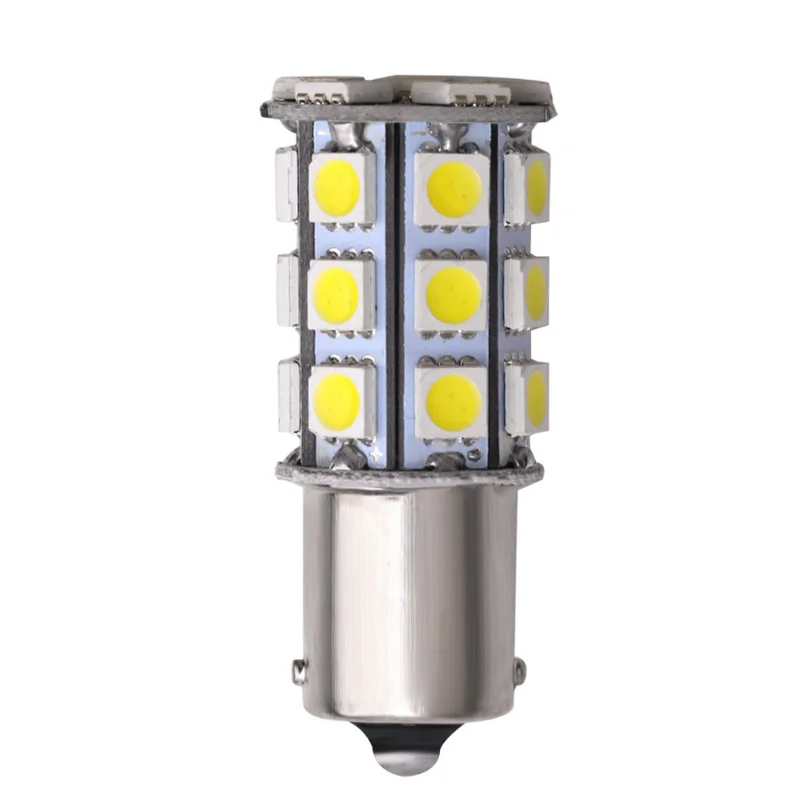 1 шт. T20 W21/5 Вт 1156 1157 7443 W21W 7440 WY21W 27 5050 SMD LED чистый белый автомобильный тормоз Стоп