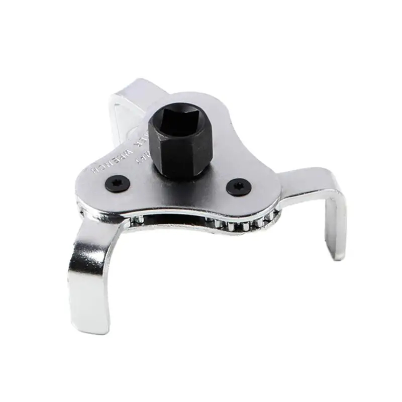 

WINOMO Handy Auto-Adjustable 3-Jaw Two Way Oil Filter Wrench Removal Tool 1/2" Adaptor 3/8" Square Drive Socket