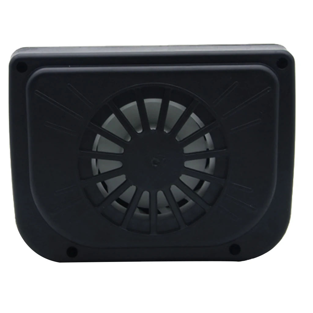 Automobile Cooler Ventilation Fan Air Vent Exhaust Heat Fan Solar Energy Powered Vehicle Car Auto with Rubber Strip