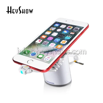 범용 충전 전화 보안 디스플레이 스탠드, 휴대폰 도난 방지 홀더, iPhone 도난 경보 시스템, 소매 전화 상점
