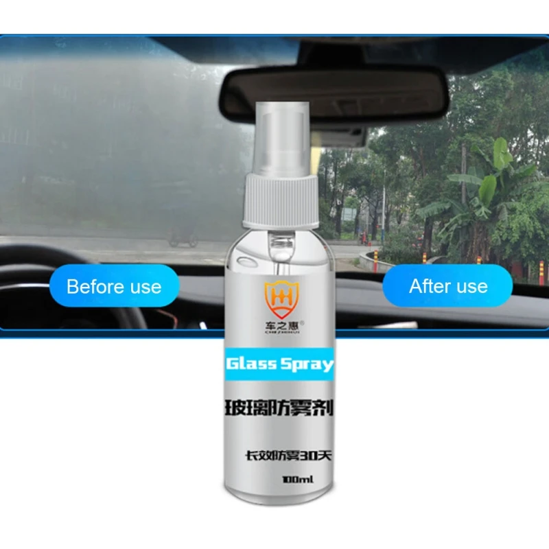 

2019 100ML Car Anti Fog Spray Eyeglass Lens Cleaner Windshield Mirror Glass Motorcycle Helmet Anti Fog Agent
