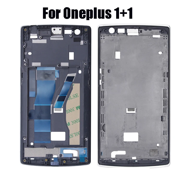 Средняя рамка пластина ЖК-Корпус Крышка для Oneplus 1+ A0001 A3000 A3003 A3010 A5000 A5010 Ремонт для One Plus 3 3T 5T