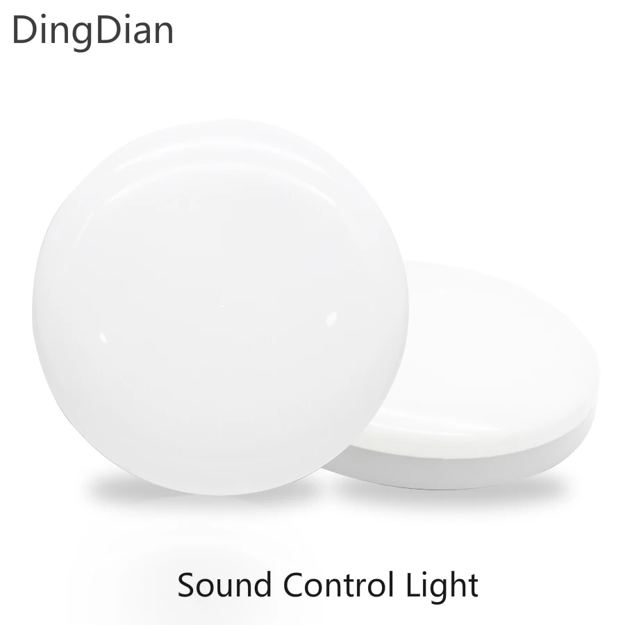 

LED Sound Control Smart Ceiling Lamp 220V 8W Surface Mounted PIR Light Fixtures Living Room Bedroom Corridor Ceiling Light