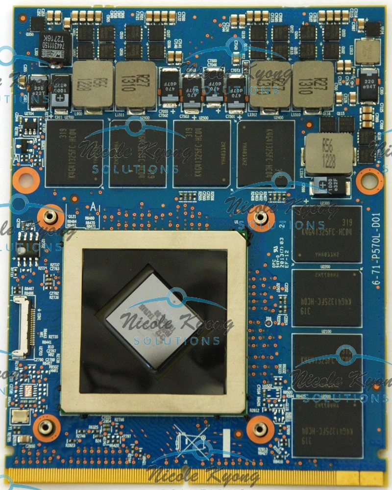 Комплект HD8970M HD 8970M R9 290X 4 ГБ GDDR5 для CLEVO P570WM P370EM P37xSM P37xSMA P150EM P150SM P170SM P151SM P157SM
