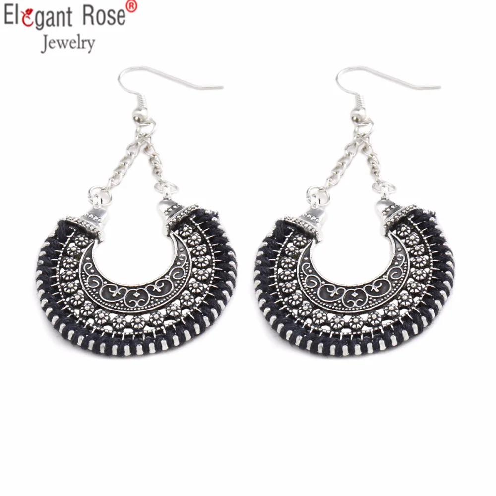 2017 New product Wonderful Fashion Alloy Silver Drop Earrings for Charming Nice Women Jewelry
