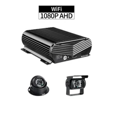 WiFi вилочный погрузчик DVR рекордер, 4CH 1080 P жесткий диск мобильный DVR Удаленный просмотр ПК/телефона в реальном времени с AHD 2.0MP фронтальные/задние камеры