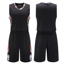 Легкий баскетбольный костюм индивидуальный логотип печать мужская без рукавов быстросохнущая Спортивная Джерси название команды печати баскетбольный набор Джерси