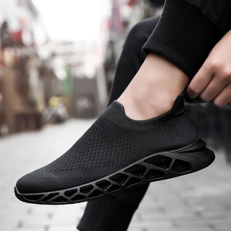 

Krasovki Shoes Men Casual Trainers Man Sneakers Zapatillas Deportivas Hombre Tenis Breathable Slip on Male Adult Spring Summer