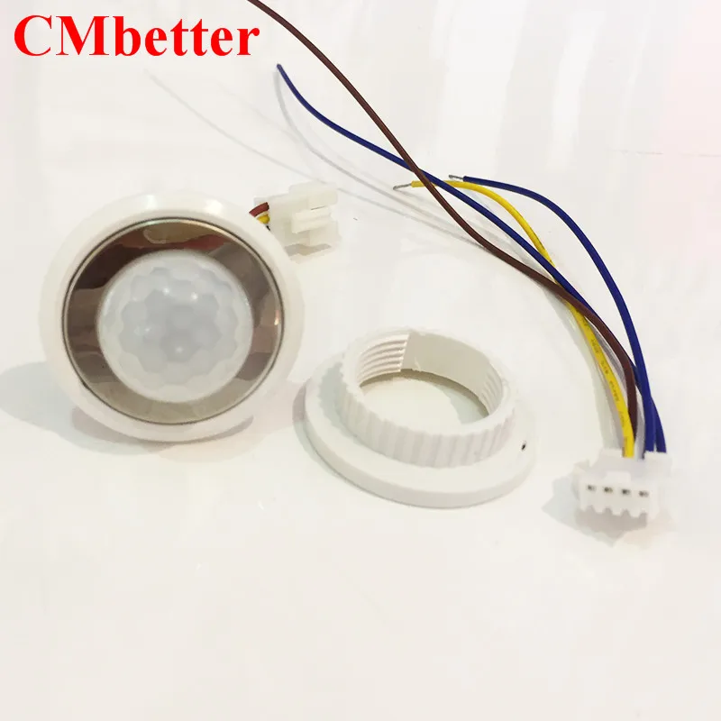 CMBetter PIR Motion Sensor Switch Turn ON OFF IR Infrared Human Body Motion Sensor Light Control Detector Module LED lamp  (3)