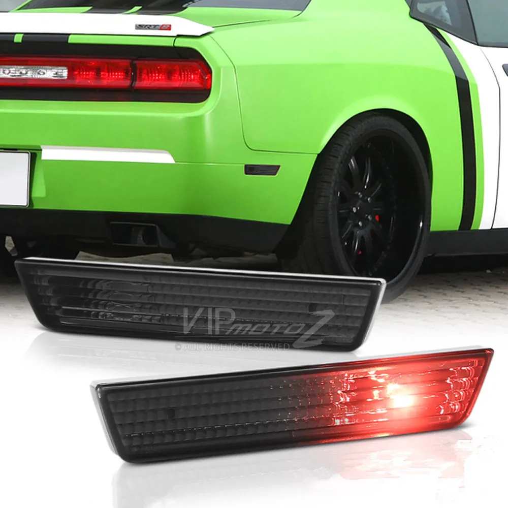 CYAN SOIL BAY 2011 2014 for Dodge Charger Smoke Rear Smoke Bumper Side