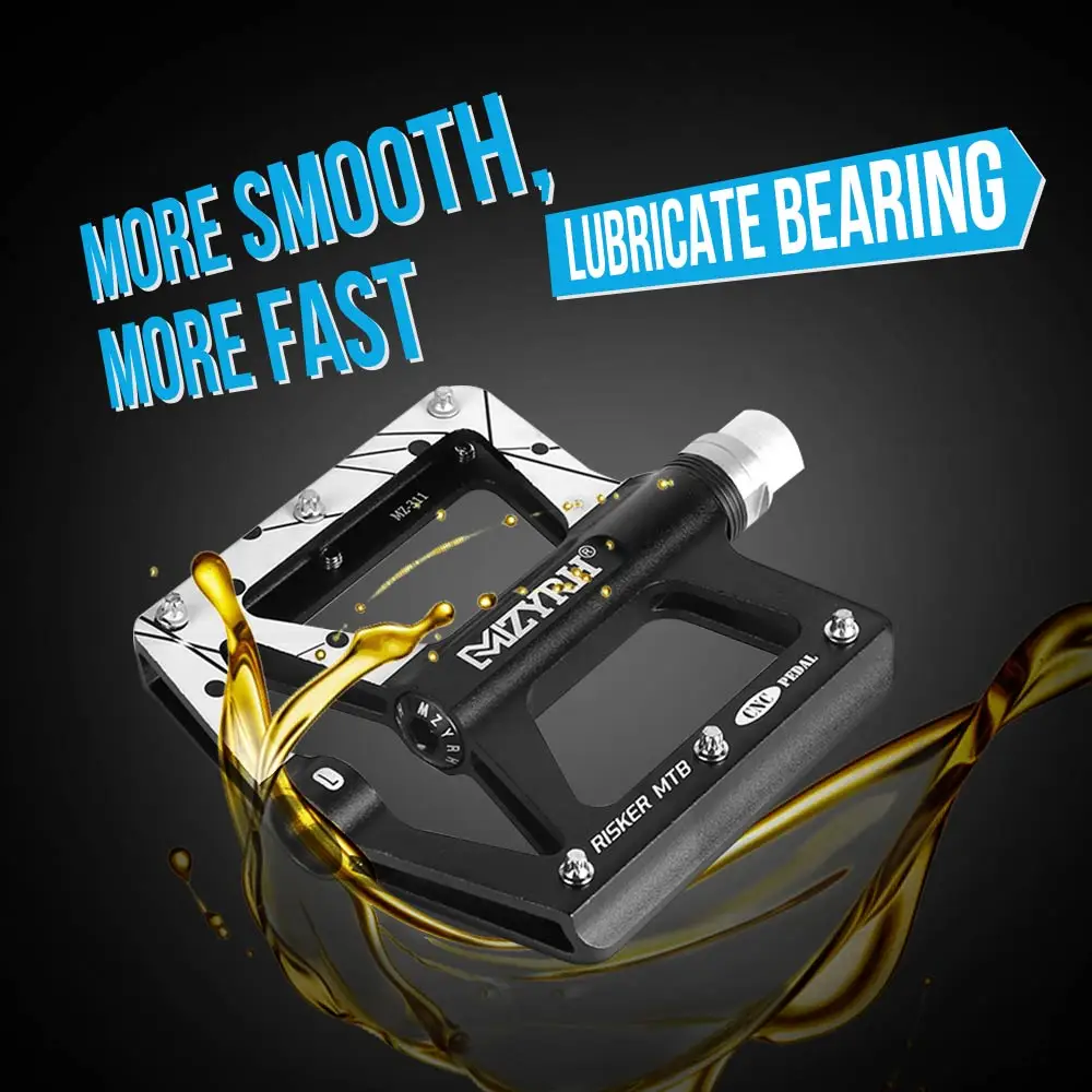 

Joytutus Pedals MTB BMX Pedal Bike Mountain Bike 14mm Ultra Axle Sealed Bearing Ultralight Anti-slide Racing Pedals Road bicycle