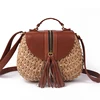 2022 Famous Designer Ladies Woven Knitting Messenger Crossbody Bags New Summer Bohemian Women Tassel Straw Beach Shoulder Bag ► Photo 1/6
