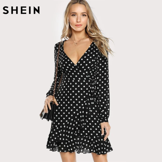 Black Polka Dot Dress