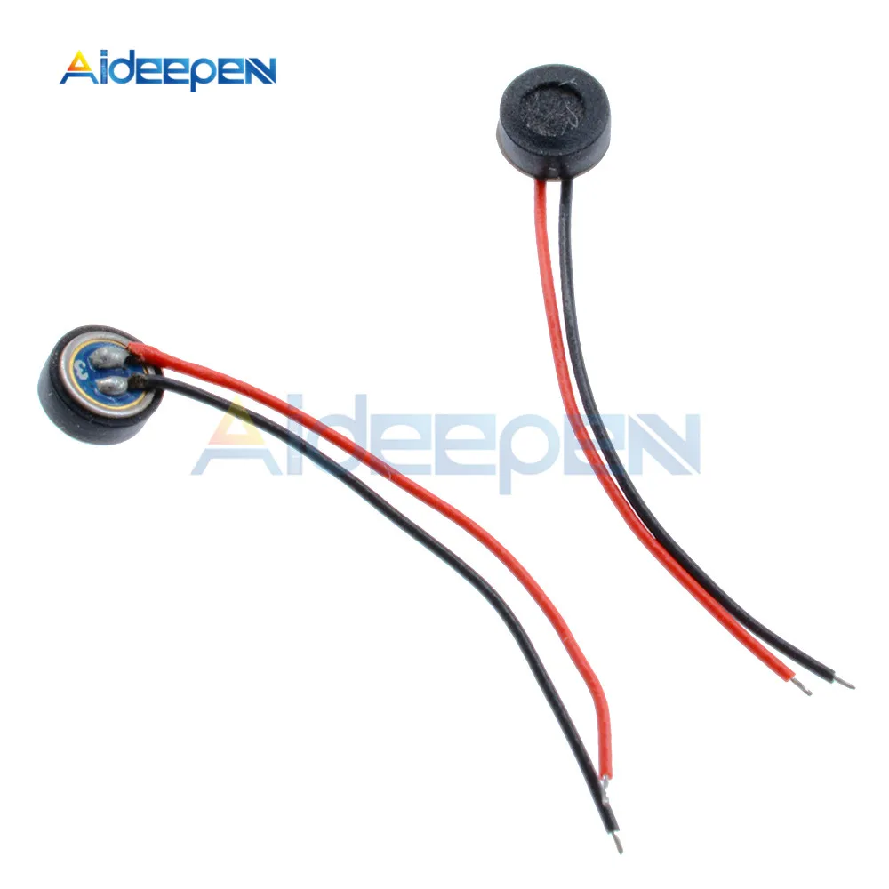 2 проводной конденсаторный микрофон для ПК телефона MP3 MP4|Детали и аксессуары