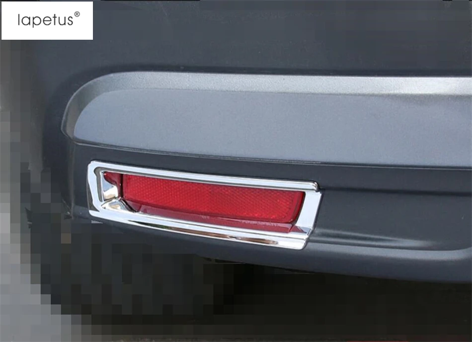 

ABS ! Accessories For Nissan Kicks 2016 2017 Rear Bumper Foglight Lamp Bezel Cover Kit Trim 3 Piece