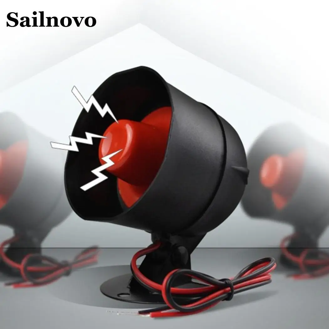 Warning Tone Electronic Car Security Horn Alarm Device for Car Single