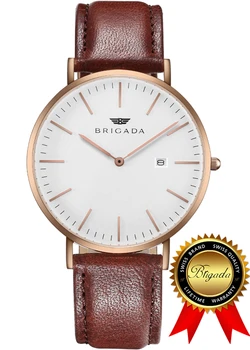 

RIGADA Swiss Brand Rose Gold Watches for Men Women, Minimalist Business Casual Waterproof Watch for Men Women