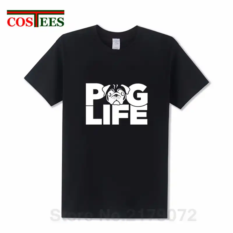 Мужская футболка Hombres Camiseta забавная Футболка с принтом мопса homme хипстерские топы