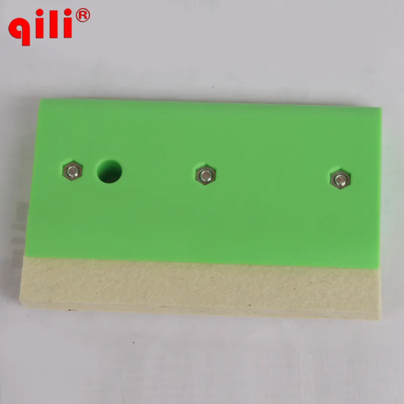 Qili Wool Sscraper Blades Single Side Wool Squeegee Tool Squeege Car Wrap Tool white Squeegee Fiber Wrapping Scraper Tools car wrapping scraper tool