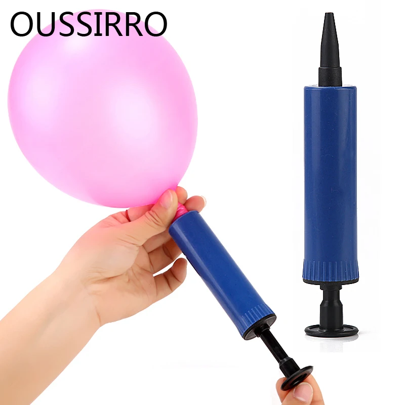 Ballon Manuel De Fete D Anniversaire Double Action Pompe A Air Mini Aiguille De Football En Plastique Outils De Gonflage D Air 1 Pieces Aliexpress