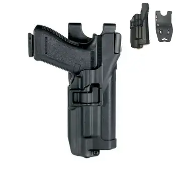 

Tactical Glock Airsoft Pistol Gun Holster Hunting Shooting Gun Accessories Bearing Flashlight Glock 17 19 22 23 31 Belt Holster