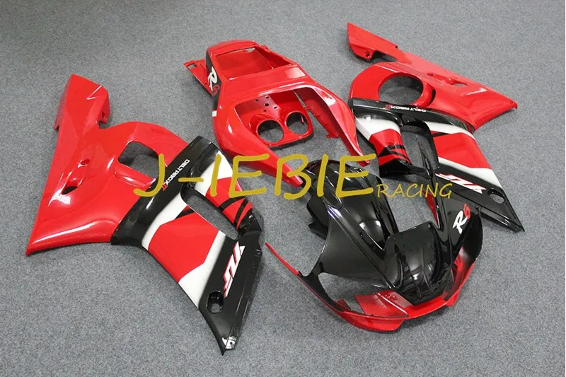 

Black white red Injection Fairing Body Work Frame Kit for Yamaha YZF 600 R6 1998 1999 2000 2001 2002
